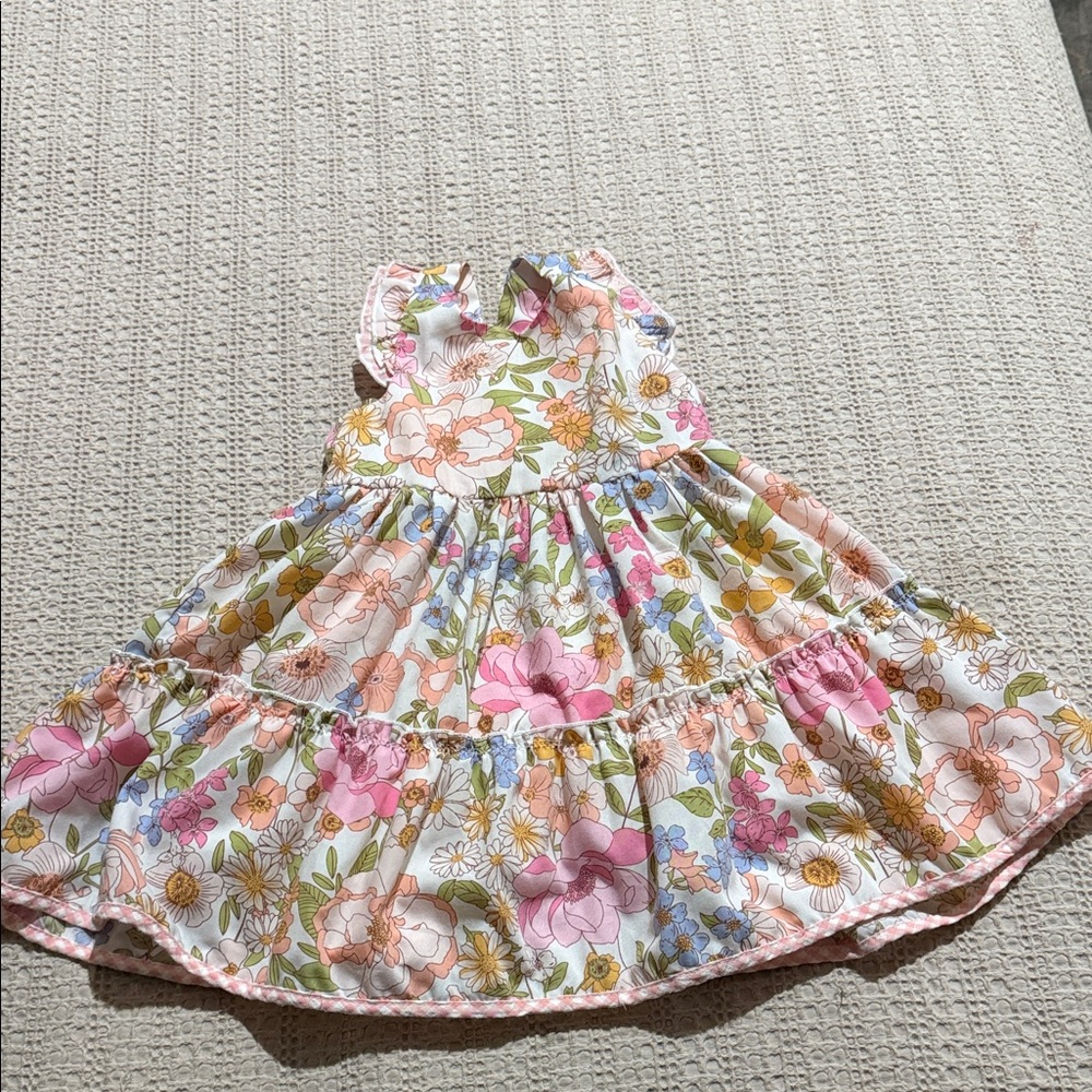Charming Floral Kids Dress - Multicolor 24 months